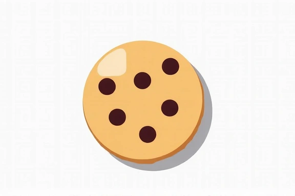 A süti ikonja egy sütit ábrázol, ami a digitalizált adatokat jelképezi.